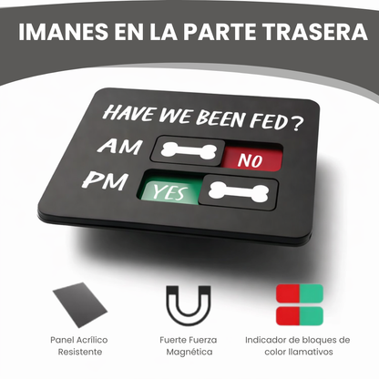 Imán Recordatorio de Alimentación Mascotas