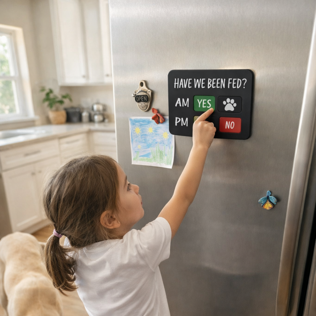 Imán Recordatorio de Alimentación Mascotas