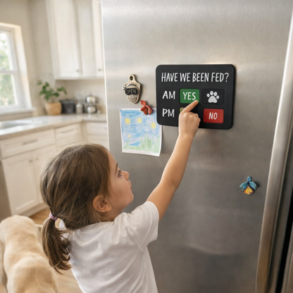 Imán Recordatorio de Alimentación Mascotas